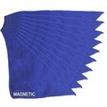 Kleenslate KleenSlate 2020728 Dry Erase Magnetic Microfiber Cleaning Cloths; Blue - Pack of 10 2020728